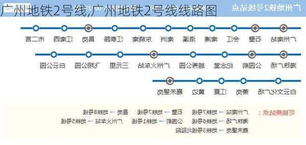 广州地铁2号线,广州地铁2号线线路图