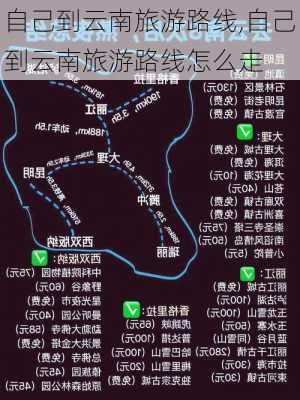 自己到云南旅游路线,自己到云南旅游路线怎么走