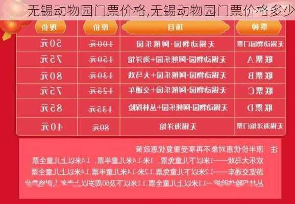 无锡动物园门票价格,无锡动物园门票价格多少