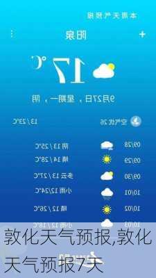 敦化天气预报,敦化天气预报7天