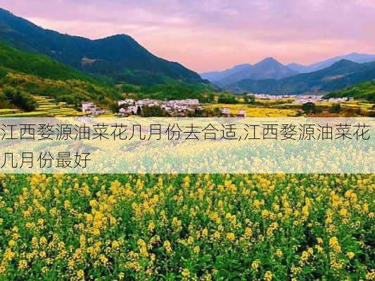 江西婺源油菜花几月份去合适,江西婺源油菜花几月份最好