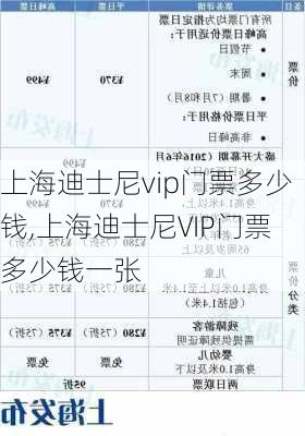 上海迪士尼vip门票多少钱,上海迪士尼VIP门票多少钱一张