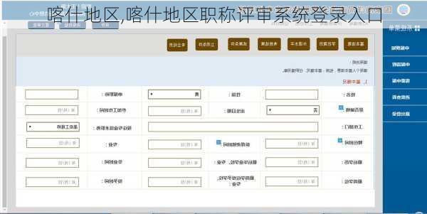 喀什地区,喀什地区职称评审系统登录入口