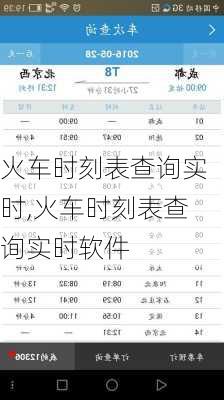 火车时刻表查询实时,火车时刻表查询实时软件