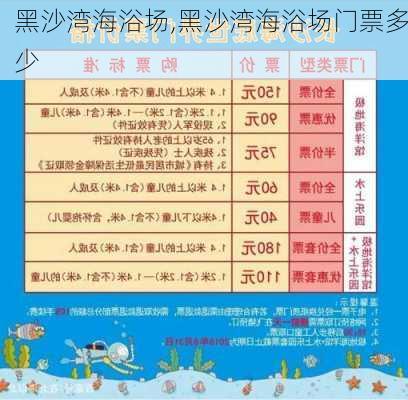 黑沙湾海浴场,黑沙湾海浴场门票多少