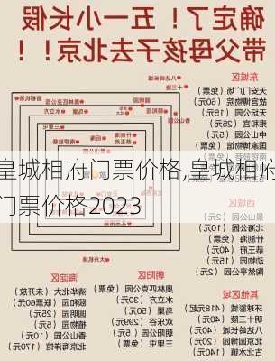 皇城相府门票价格,皇城相府门票价格2023