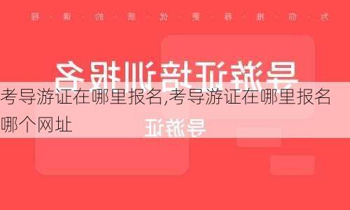 考导游证在哪里报名,考导游证在哪里报名哪个网址