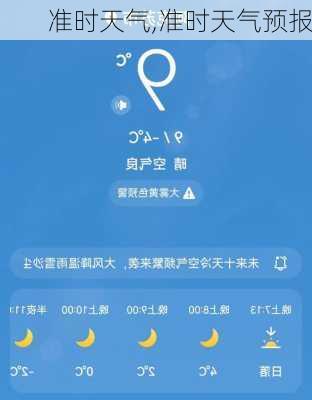 准时天气,准时天气预报