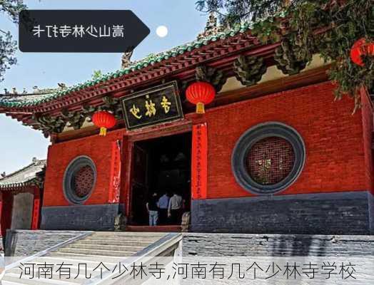 河南有几个少林寺,河南有几个少林寺学校