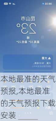 本地最准的天气预报,本地最准的天气预报下载安装