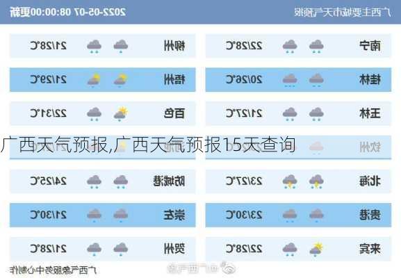 广西天气预报,广西天气预报15天查询