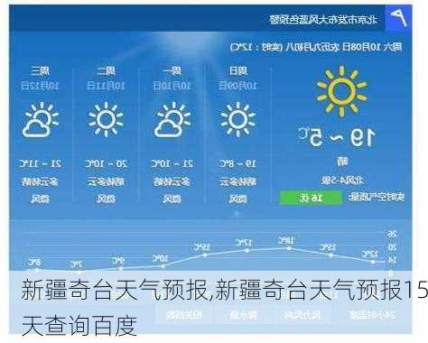 新疆奇台天气预报,新疆奇台天气预报15天查询百度