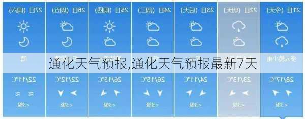 通化天气预报,通化天气预报最新7天