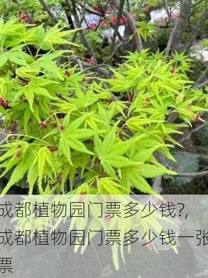 成都植物园门票多少钱?,成都植物园门票多少钱一张票