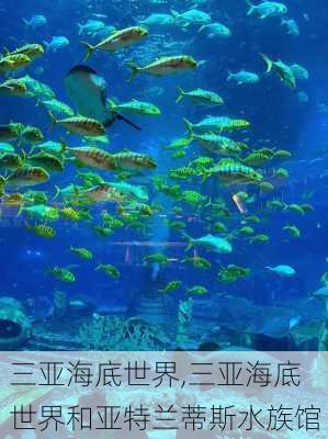 三亚海底世界,三亚海底世界和亚特兰蒂斯水族馆