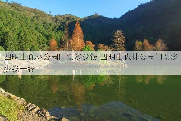 四明山森林公园门票多少钱,四明山森林公园门票多少钱一张