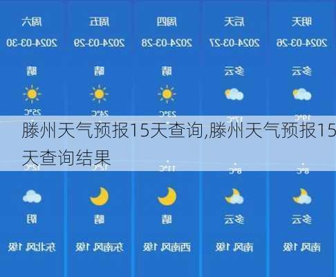 滕州天气预报15天查询,滕州天气预报15天查询结果