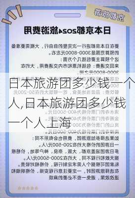 日本旅游团多少钱一个人,日本旅游团多少钱一个人上海