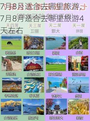 7月8月适合去哪里旅游,7月8月适合去哪里旅游4天左右