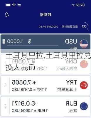 土耳其里拉,土耳其里拉兑换人民币