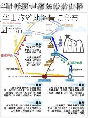 华山旅游地图景点分布图,华山旅游地图景点分布图高清