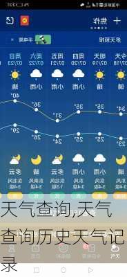 天气查询,天气查询历史天气记录