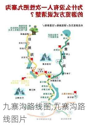 九寨沟路线图,九寨沟路线图片