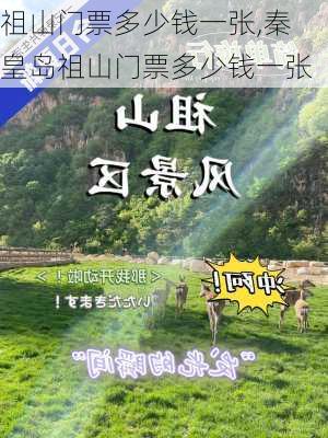 祖山门票多少钱一张,秦皇岛祖山门票多少钱一张