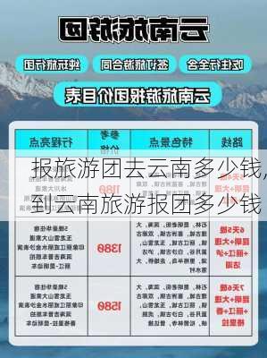 报旅游团去云南多少钱,到云南旅游报团多少钱