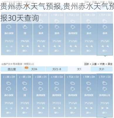 贵州赤水天气预报,贵州赤水天气预报30天查询