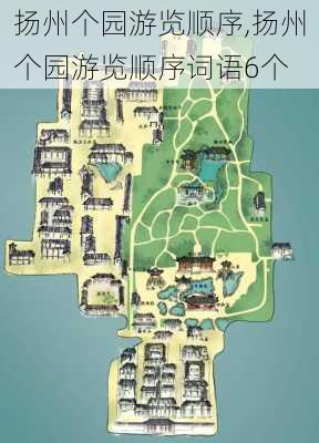 扬州个园游览顺序,扬州个园游览顺序词语6个