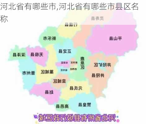 河北省有哪些市,河北省有哪些市县区名称