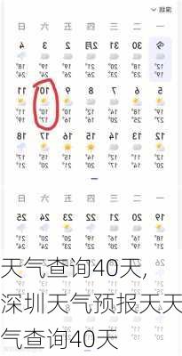 天气查询40天,深圳天气预报天天气查询40天