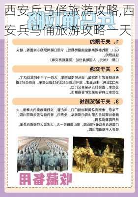 西安兵马俑旅游攻略,西安兵马俑旅游攻略一天