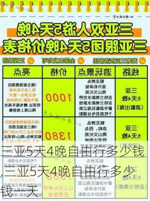 三亚5天4晚自由行多少钱,三亚5天4晚自由行多少钱一天