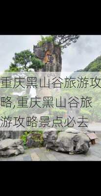 重庆黑山谷旅游攻略,重庆黑山谷旅游攻略景点必去