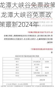 龙潭大峡谷免票政策,龙潭大峡谷免票政策最新2024年