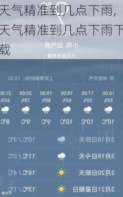 天气精准到几点下雨,天气精准到几点下雨下载