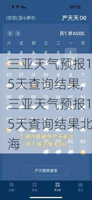 三亚天气预报15天查询结果,三亚天气预报15天查询结果北海