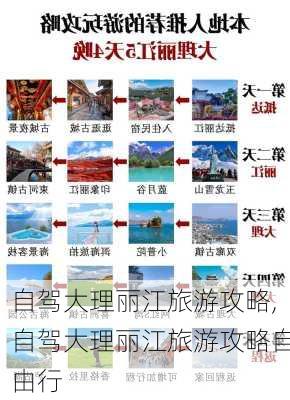 自驾大理丽江旅游攻略,自驾大理丽江旅游攻略自由行