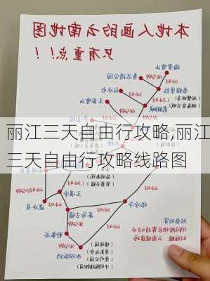 丽江三天自由行攻略,丽江三天自由行攻略线路图