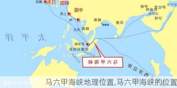 马六甲海峡地理位置,马六甲海峡的位置