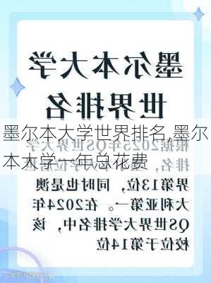 墨尔本大学世界排名,墨尔本大学一年总花费