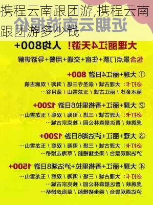 携程云南跟团游,携程云南跟团游多少钱