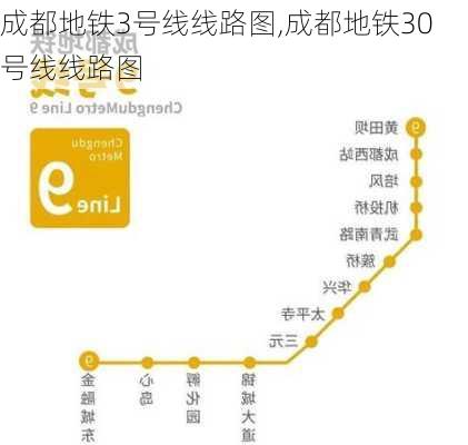 成都地铁3号线线路图,成都地铁30号线线路图