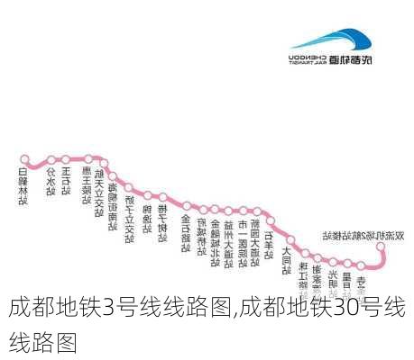 成都地铁3号线线路图,成都地铁30号线线路图