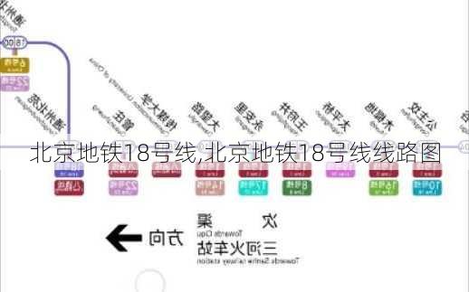 北京地铁18号线,北京地铁18号线线路图