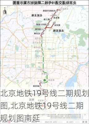 北京地铁19号线二期规划图,北京地铁19号线二期规划图南延