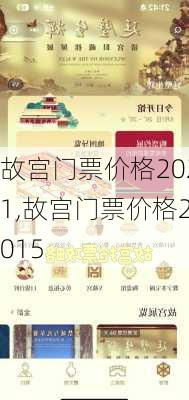 故宫门票价格2021,故宫门票价格2015