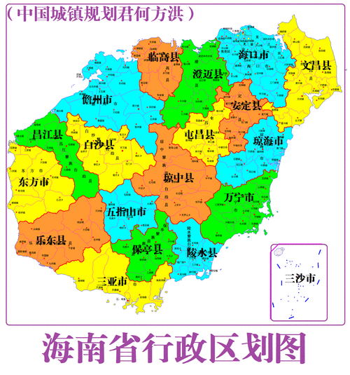 海南省地图全图,海南省地图全图高清版